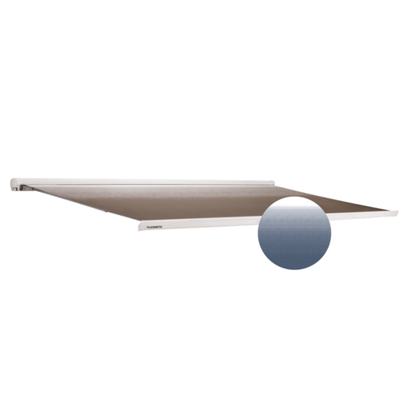 Dometic 9500 Manual Case Awning - 8' Azure, White