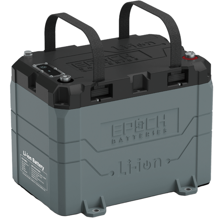 Epoch 24V 100Ah LiFePO4 Lithium Battery - Bluetooth, Heating, Waterproof