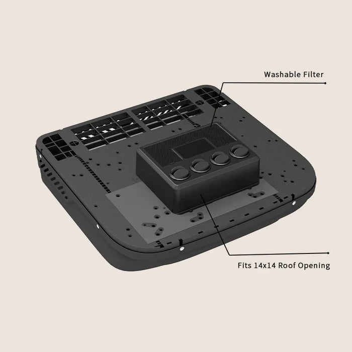 VELIT 2000R - 12V / 24V / 48V - Rooftop Air Conditioner