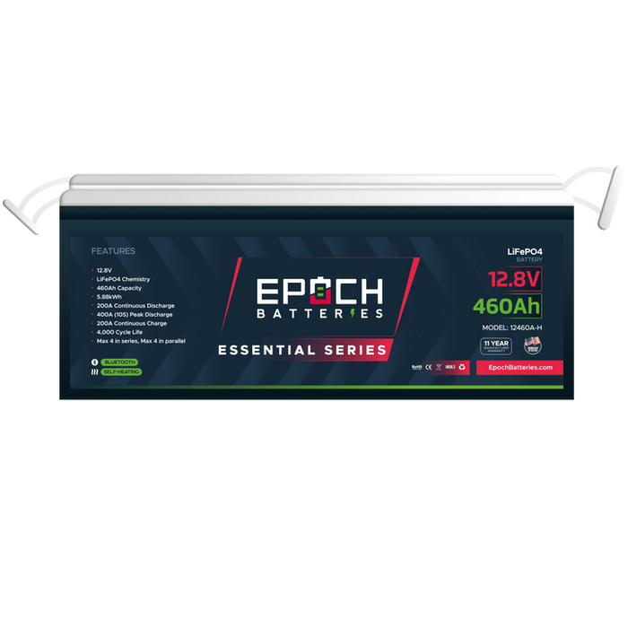 Epoch 12V Essential Series - Bluetooth & Heated LiFePO4 Battery