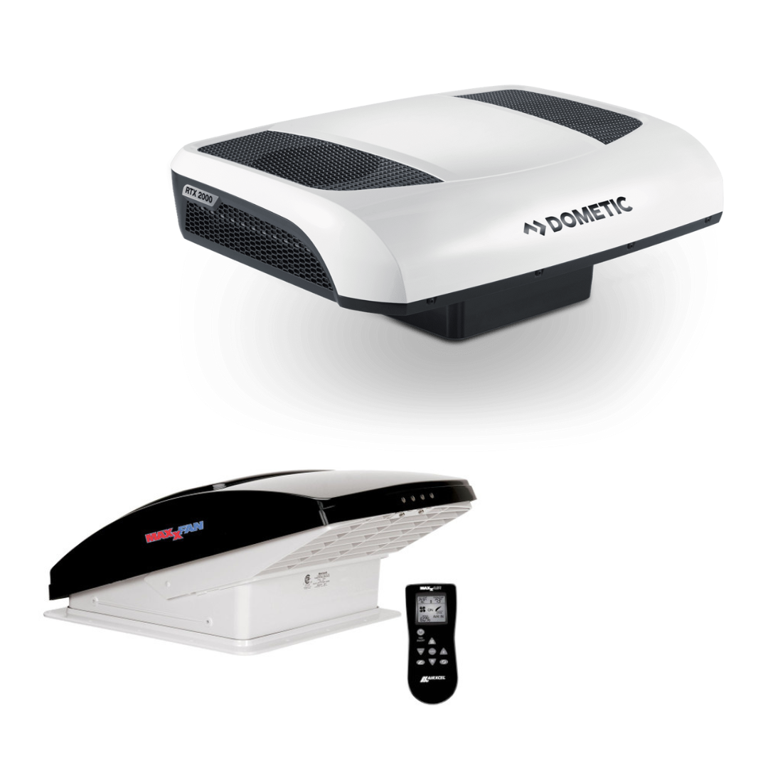 -Dometic RTX 2000 w/ Install Kits + MaxxFan 7500K