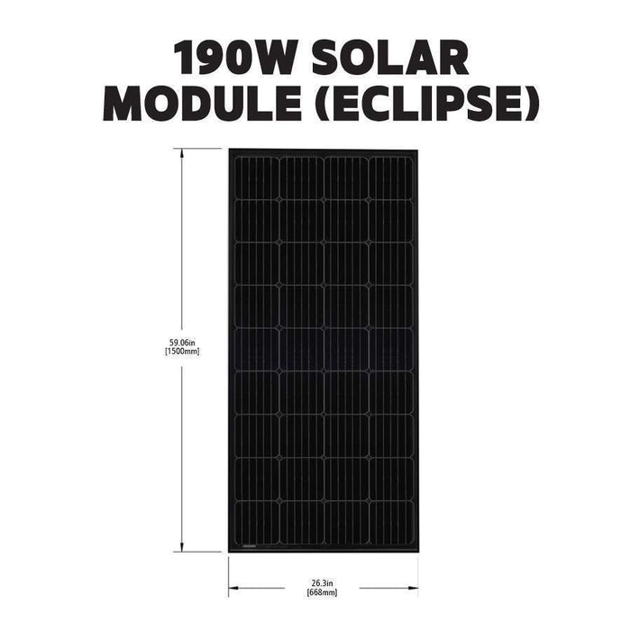 Go Power 200W RIGID Eclipse Solar Panel