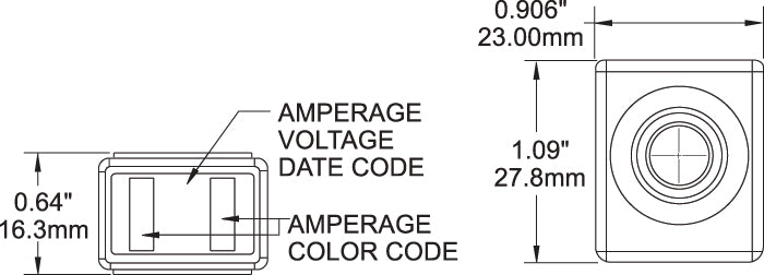 Blue Sea Marine Rated Battery Fuses