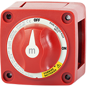 Blue Sea Mini Dual Circuit Plus Battery Switch - m-Series