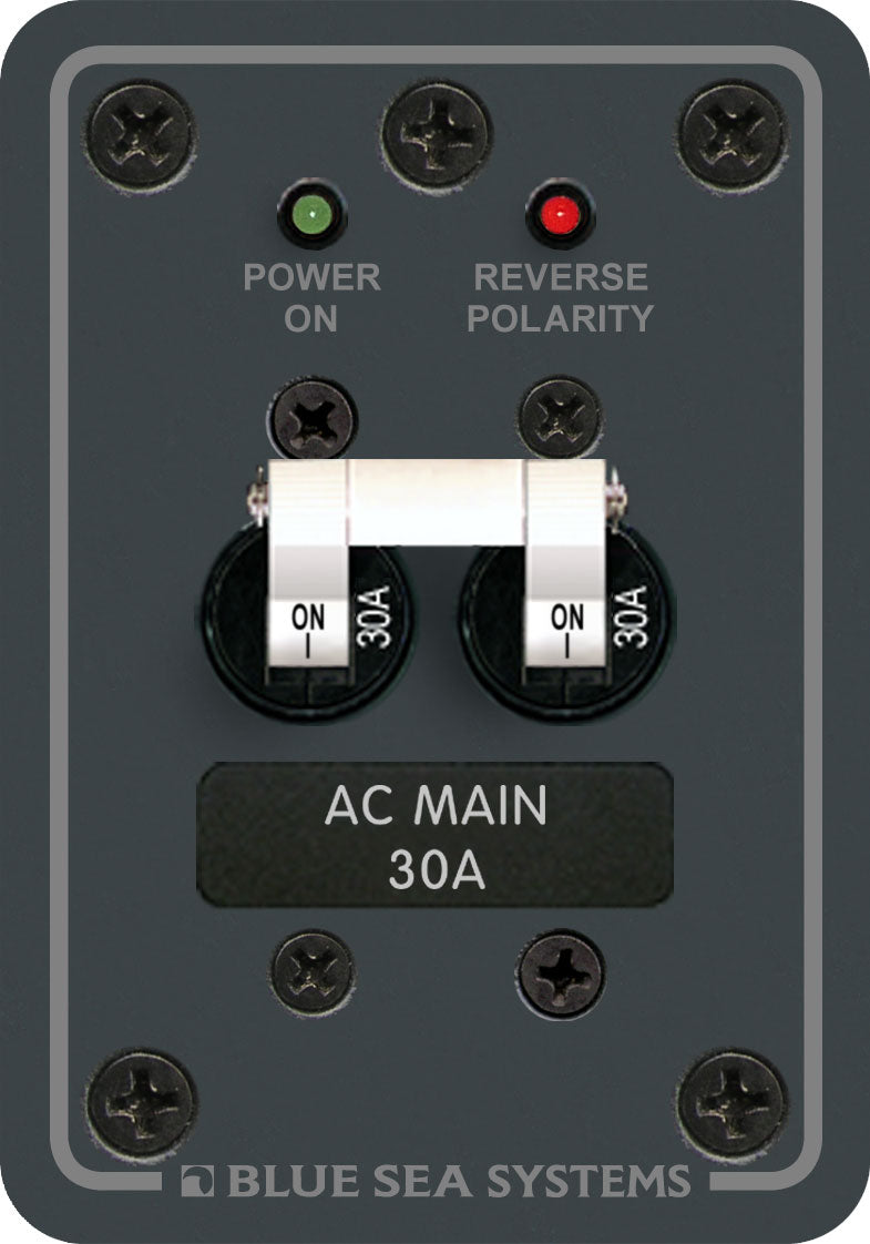 Blue Sea 120V AC Circuit Breaker Panel - Main 30A