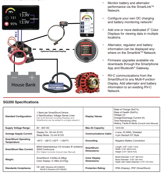 Balmar XT-Series LiFePO4 Alternator Kit