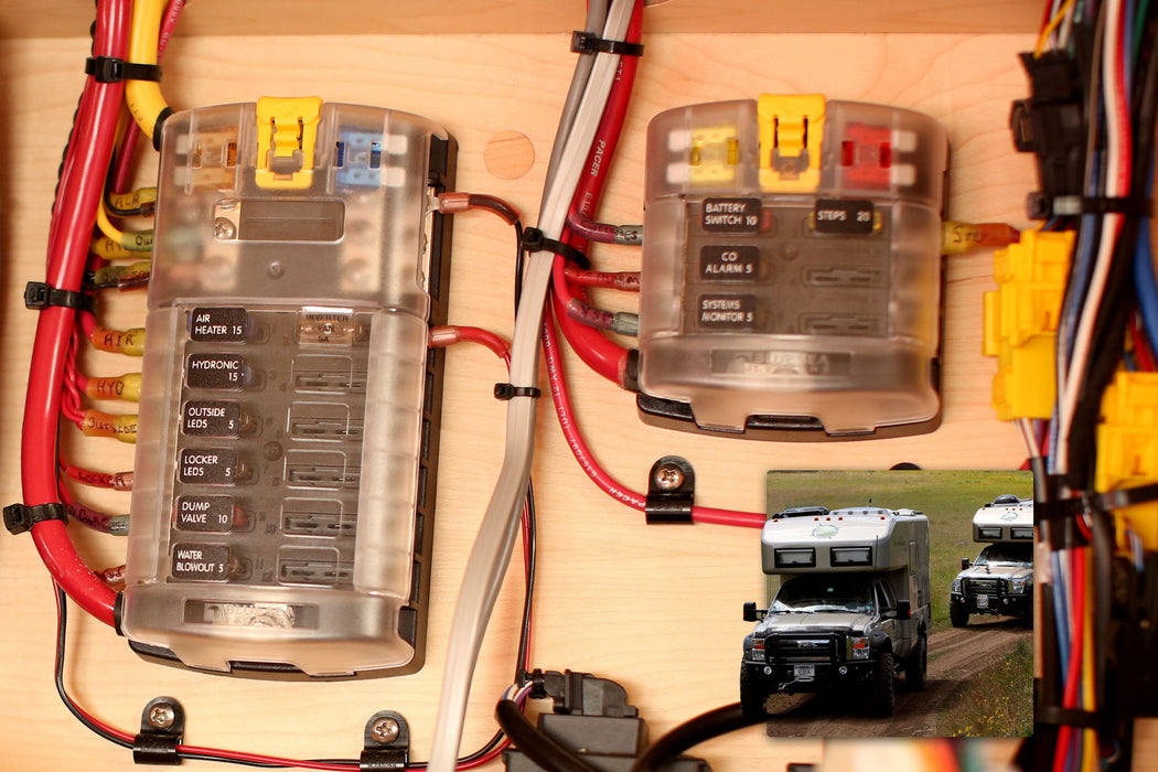 Blue Sea ST Blade Fuse Block - 6 Circuits with Cover