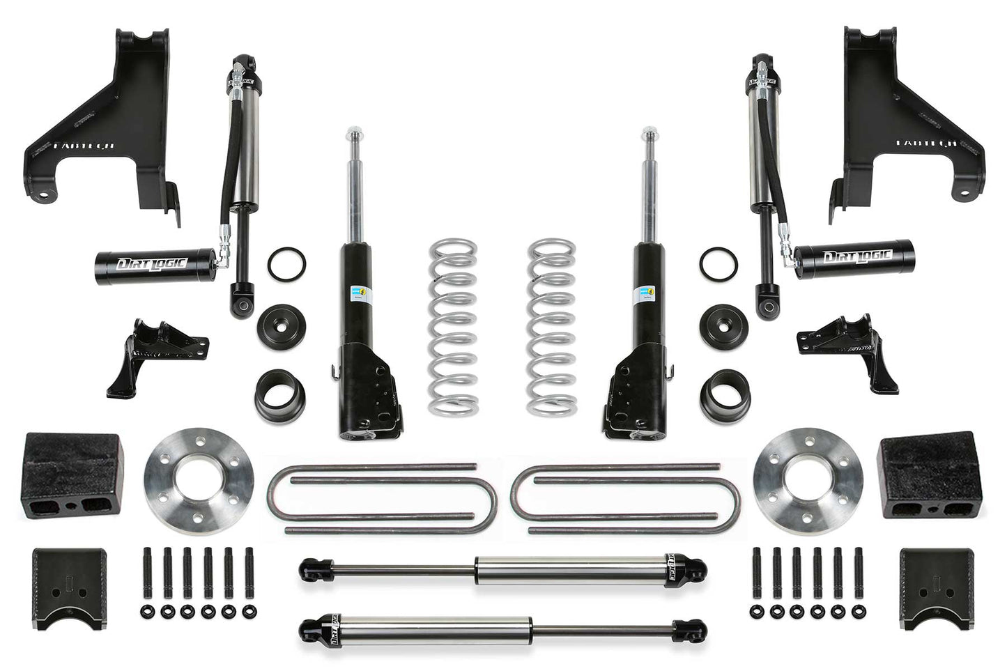 Fabtech Sprinter 2500 1.5" Coil Assist - Front Bilstein B4 w/ Auxiliary Dirt Logic 2.25 Shocks - 4WD
