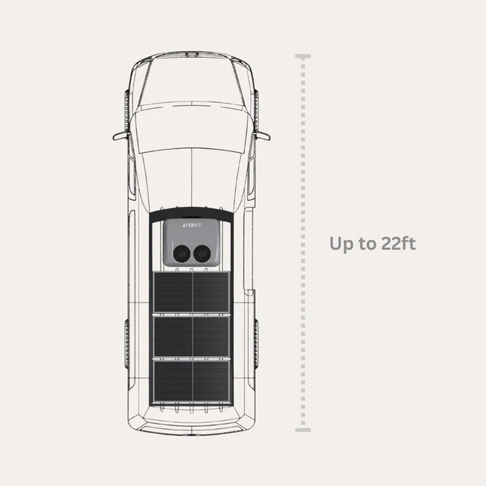 Velit V3 + Ventilation - 12V or 48V Rooftop Air Conditioner