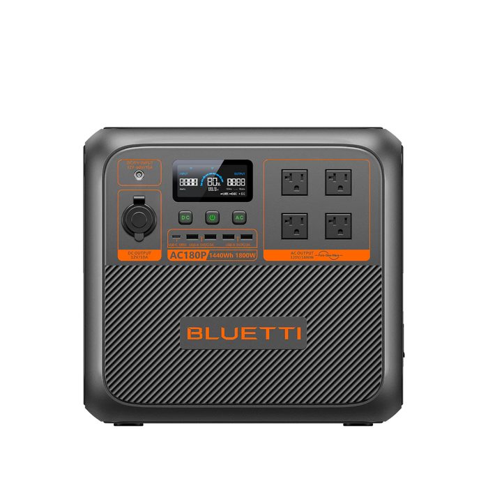 BLUETTI AC180P Portable Power Station | 1,800W 1,440Wh