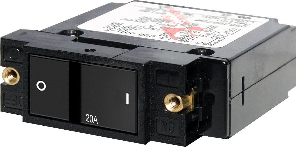Blue Sea 7404 Flat Rocker Circuit Breaker - 20 Amps