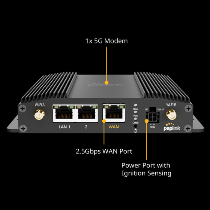 Peplink MAX BR1 Pro 5G Mobile Router | X65 Chipset