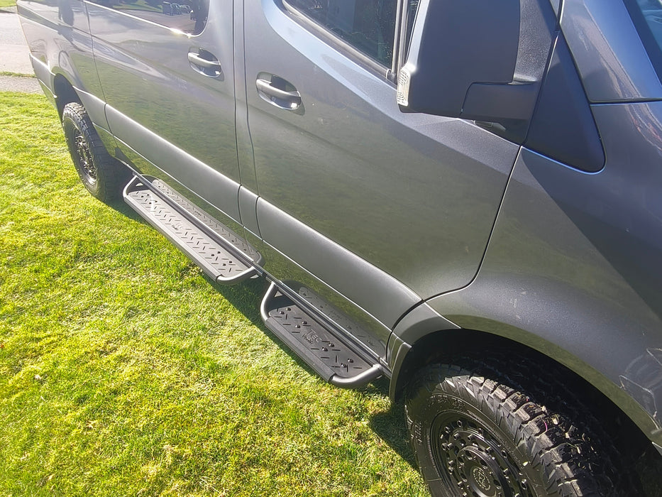 Sprinter Anti Slip Modular Drop Down Running Boards