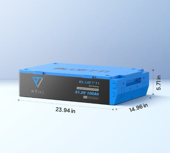 BLUETTI 5kWh B4810 LiFePO4 Battery | 51.2V, 100Ah