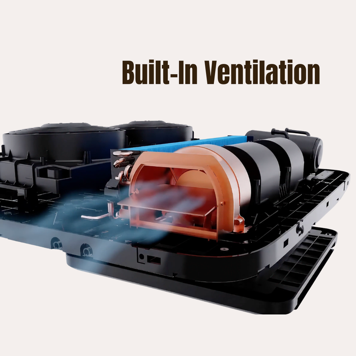 Velit V3 + Ventilation - 12V or 48V Rooftop Air Conditioner