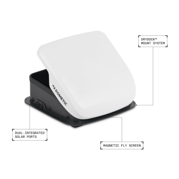 Dometic Fan-Tastic FA25 Essential Roof Vent Fan with DryDock