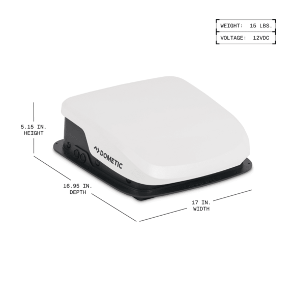 Dometic Fan-Tastic FA25 Essential Roof Vent Fan with DryDock