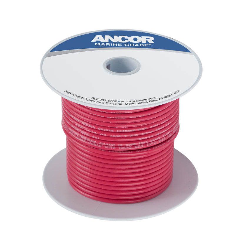 Ancor 6 AWG Tinned Copper Wire - Red