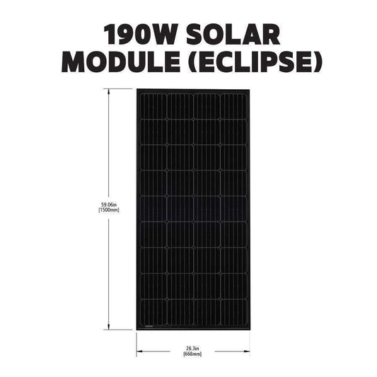 -Go Power 190W RIGID Eclipse Solar Panel