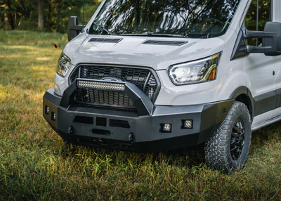 Backwoods Nomad Front Bumper for Transits - w/ Bull Bar