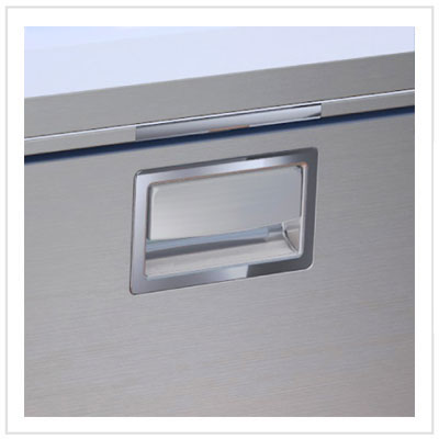 Vitrifrigo C85iX OCX2 Front-Loading Refrigerator w/ Freezer Compartment - Stainless Steel