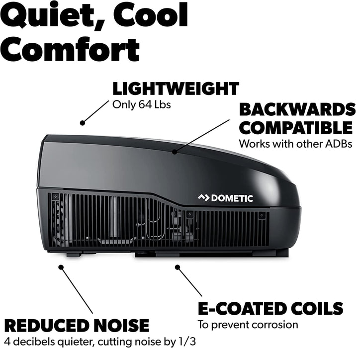 Dometic FreshJet 3 Series 15k BTU Air Conditioner - Black - FJX3573MBKAS