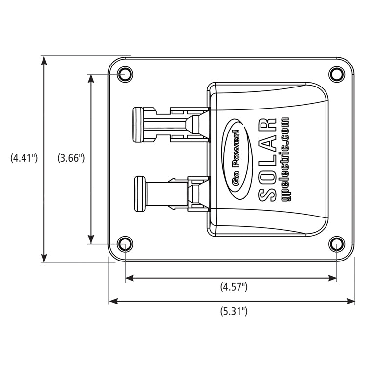 Go Power Cable Entry Plate