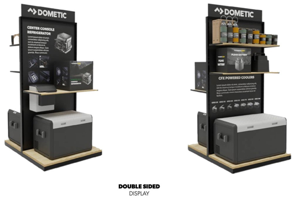 Dometic Double-Sided Retail Display