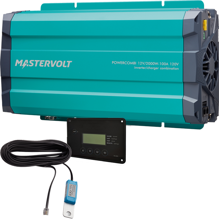 Mastervolt PowerCombi 12/2000-100 w/ Remote & Temp Sensor