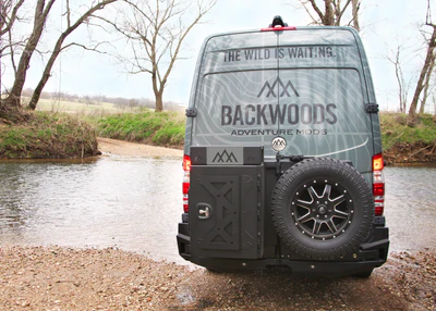 Backwoods Nomad Swing-Out Rear Bumper for Sprinters