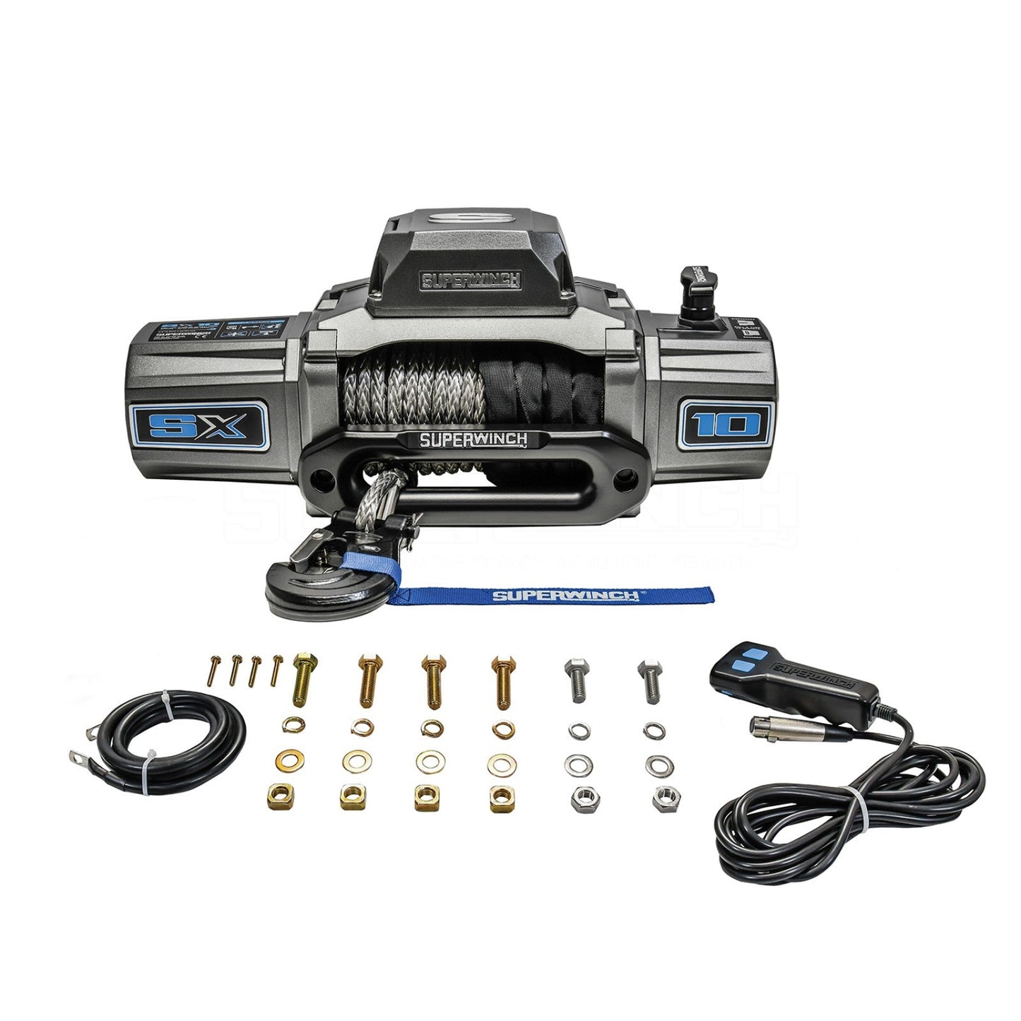 Superwinch SX10SR 12V Synthetic Rope Winch - 1710201