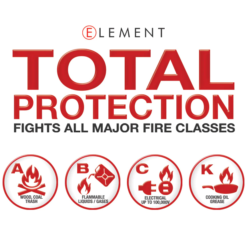 Element POP Display w/ Ten E50 Fire Extinguishers