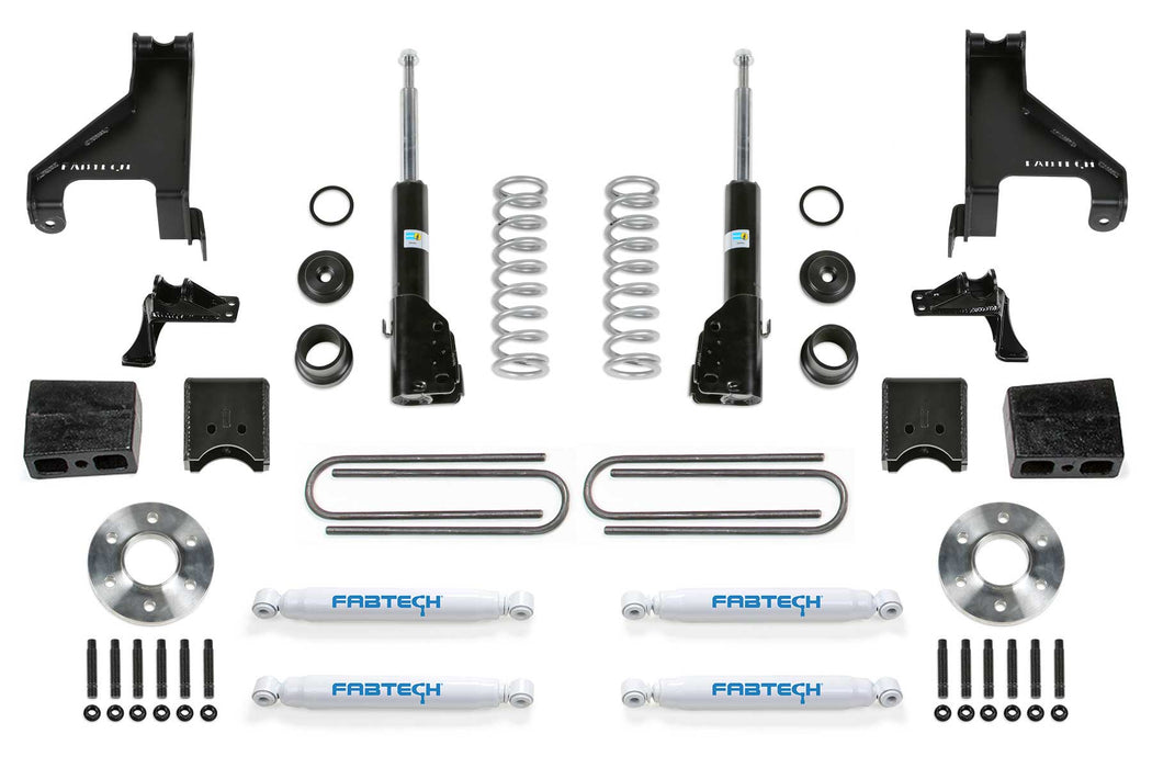 Fabtech Sprinter 2500 1.5" Coil Assist - Front Bilstein B4 w/ Auxiliary Performance Shocks - 4WD
